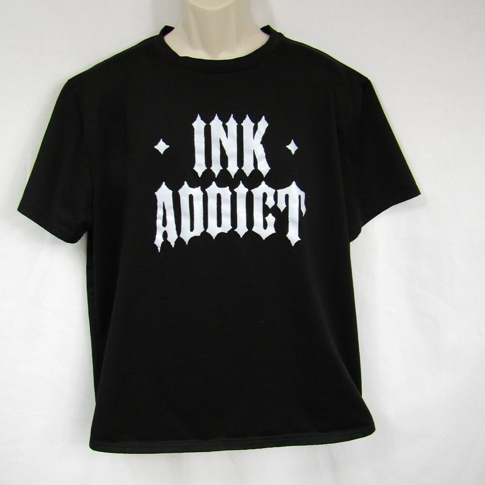 BLACK | INK ADDICT | SHORT SLEEVE | XXL | T-SHIRT